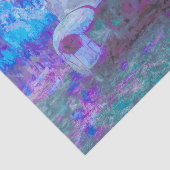 ヴィンテージカーアンティークブ素朴ルーパープルデコパージュ 薄葉紙 (詳細)