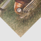 ヴィンテージカーアンティークレッドオールドデカ素朴ップ 薄葉紙 (詳細)