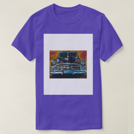 ヴィンテージカーアートニューヨーカーグラフィック Tシャツ (デザイン正面)