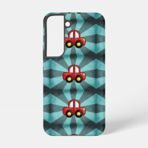 ヴィンテージカーイラスト – クラシックカーアート SAMSUNG GALAXY S22ケース