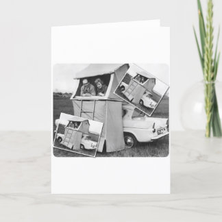 ヴィンテージカーキャンピングキャラバン カード