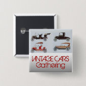 ヴィンテージカークラシックズ集め車 缶バッジ (正面&裏面)