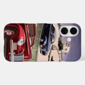 ヴィンテージカークラシック、高速道路セダンのロードトリップ Case-Mate iPhoneケース (裏面 (横))