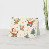 ヴィンテージカークリスマスカード カード (裏面)