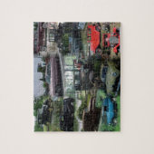 ヴィンテージカーコラージュパズル ジグソーパズル (縦)