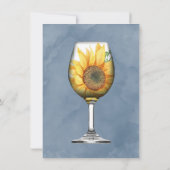 ヴィンテージカーサンフラワーズバチェロレッテ 招待状 (裏面)