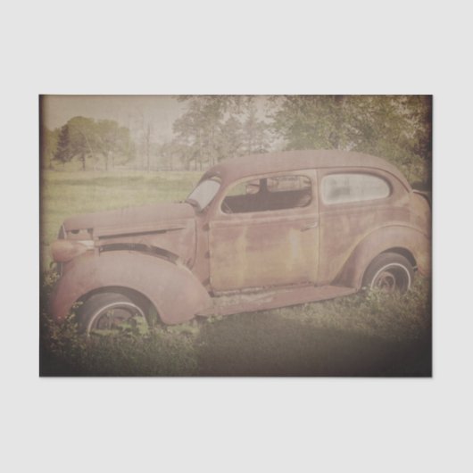 ヴィンテージカーティッシュペーパーデコページ 薄葉紙 (正面)