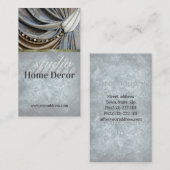 ヴィンテージカーテンサロンクラシック名刺 名刺 (正面/裏面)