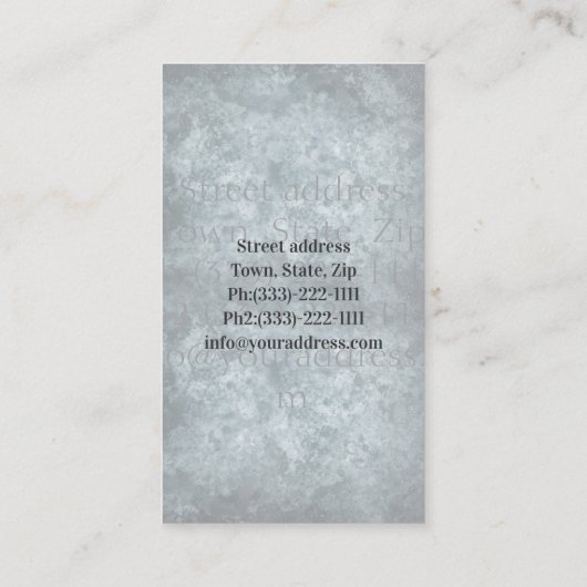 ヴィンテージカーテンサロンクラシック名刺 名刺 (裏面)