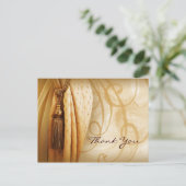 ヴィンテージカーテンサロンサンキューハガキ ポストカード (スタンド正面)