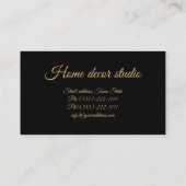 ヴィンテージカーテントリートメントクラシック名刺 名刺 (裏面)