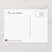 ヴィンテージカードの変更 案内ポストカード (裏面)