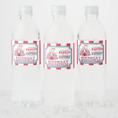 ヴィンテージカーニバルまたはサーカス、誕生日 ペットボトルラベル (ボトル)