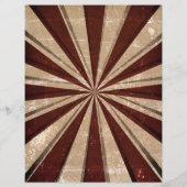 ヴィンテージカーニバルサーカスエレガントイベントフライヤー チラシ (裏面)