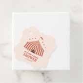 ヴィンテージカーニバルサーカスビッグトップベビーシャワー フェイバータグ (インサイチュ)