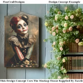 ヴィンテージカーニバルノワール回路ガールCN4デコページ 薄葉紙