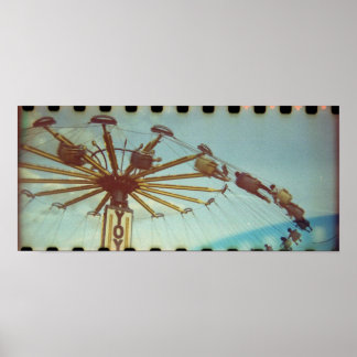 ヴィンテージカーニバル乗車 ポスター