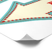 ヴィンテージカーニバル回路のDIY方向シンボルや象徴 ポスター (角)