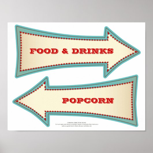 ヴィンテージカーニバル回路のDIY方向シンボルや象徴 ポスター (正面)