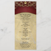 ヴィンテージカーニバル回路結婚イベントプログラム プログラム (裏面)