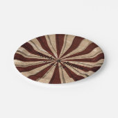 ヴィンテージカーニバル結婚の誕生日パーティープレート ペーパープレート (アングル)