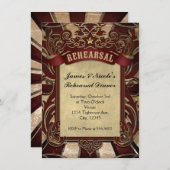 ヴィンテージカーニバル結婚サーカスのリハーサル 招待状 (正面/裏面)