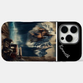 ヴィンテージカーバイマウンテンキャッスル Case-Mate iPhoneケース (裏面 (横))