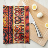 ヴィンテージカーペットの画像。印象的なテクスチャ キッチンタオル (四つ折り)