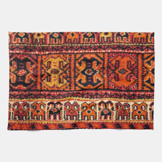 ヴィンテージカーペットの画像。印象的なテクスチャ キッチンタオル (横)