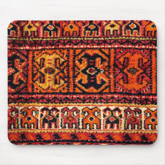 ヴィンテージカーペットの画像。印象的なテクスチャ マウスパッド (正面)