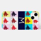 ヴィンテージカーポップ・アートのズ集めアートモノグラム Case-Mate iPhoneケース (裏面 (横))
