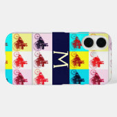 ヴィンテージカーポップ・アートのズ集めアートモノグラム Case-Mate iPhoneケース (裏面 (横))