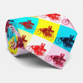 ヴィンテージカーポップ・アートのト集カラフル ネクタイ (ロール)