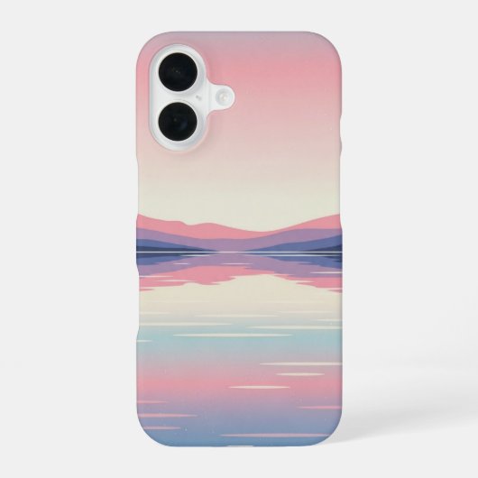 ヴィンテージカームレイク iPhone 16ケース (裏面)