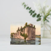 ヴィンテージカーラバロックキャッスルスコットランド ポストカード (スタンド正面)