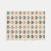 ヴィンテージカーリングラバーレトロカーリングギフトブランケット フリースブランケット (正面(横))