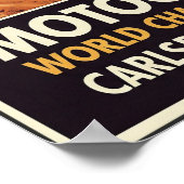 ヴィンテージカールスバッド競走路モトクロスウォールポスター ポスター (角)