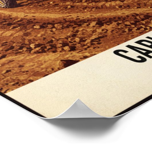 ヴィンテージカールスバッド競走路モトクロスウォールポスター ポスター (角)