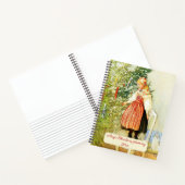 ヴィンテージカールラルソンスウェーデンアートフォーククリスマス ノートブック (内部)