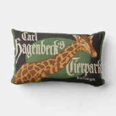 ヴィンテージカール・ハーゲンベックのティアーパークサーカスのポスター ランバークッション (裏面)