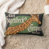 ヴィンテージカール・ハーゲンベックのティアーパークサーカスのポスター ランバークッション (ブランケット)