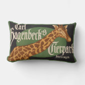 ヴィンテージカール・ハーゲンベックのティアーパークサーカスのポスター ランバークッション (正面)