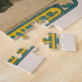 ヴィンテージカール・ハーゲンベック・サーカスのポスター ジグソーパズル (側面)