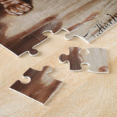 ヴィンテージカール・レイチェルトのドッグス油絵 ジグソーパズル (側面)