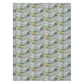 ヴィンテージカールLarsson Cray魚釣りと家族 テーブルクロス (正面)