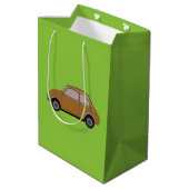 ヴィンテージカーレトロ ミディアムペーパーバッグ (裏面アングル)