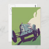 ヴィンテージカーレース ポストカード (正面/裏面)