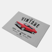 ヴィンテージカー会社シェベル ドアマット (アングル)