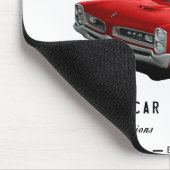 ヴィンテージカー会社レッドGTO マウスパッド (コーナー)