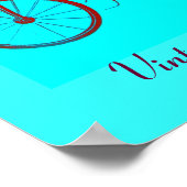 ヴィンテージカー収集、赤い青のアーカーゼ ポスター (角)